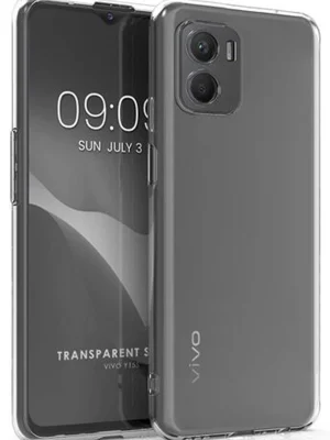 Newface Vivo Y15S Kılıf Lüx Şeffaf Silikon