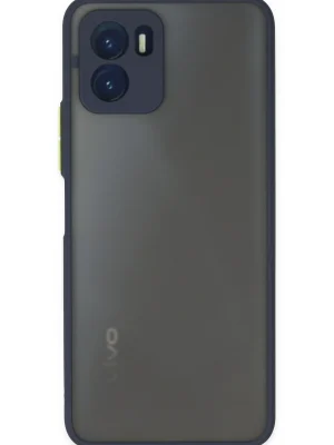 Newface Vivo Y15S Kılıf Montreal Silikon Kapak - Lacivert