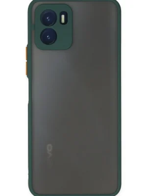 Newface Vivo Y15S Kılıf Montreal Silikon Kapak - Yeşil