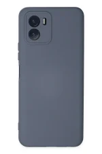 Newface Vivo Y15S Kılıf Nano içi Kadife Silikon - Gri