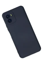 Newface Vivo Y15S Kılıf Nano içi Kadife Silikon - Lacivert - Görsel 2