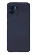 Newface Vivo Y15S Kılıf Nano içi Kadife Silikon - Lacivert