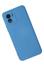 Newface Vivo Y15S Kılıf Nano içi Kadife Silikon - Mavi - Görsel 2