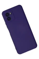 Newface Vivo Y15S Kılıf Nano içi Kadife Silikon - Mor - Görsel 2