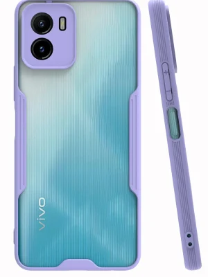Newface Vivo Y15S Kılıf Platin Silikon - Lila