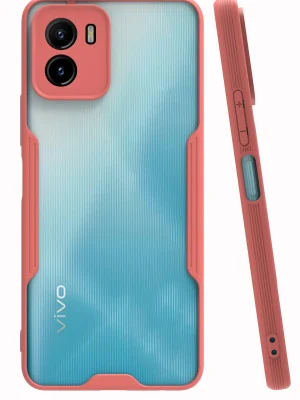 Newface Vivo Y15S Kılıf Platin Silikon - Pembe