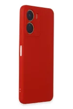 Newface Vivo Y16 Kılıf First Silikon - Kırmızı - Görsel 2