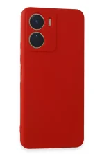 Newface Vivo Y16 Kılıf First Silikon - Kırmızı