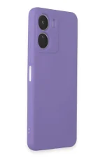 Newface Vivo Y16 Kılıf First Silikon - Lila - Görsel 2