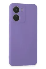 Newface Vivo Y16 Kılıf First Silikon - Lila