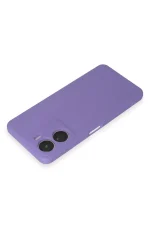 Newface Vivo Y16 Kılıf First Silikon - Lila - Görsel 3