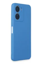 Newface Vivo Y16 Kılıf First Silikon - Mavi - Görsel 2