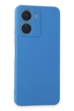 Newface Vivo Y16 Kılıf First Silikon - Mavi
