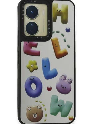 Newface Vivo Y16 Kılıf Mirror Desenli Kapak - Mirror - 15