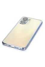 Newface Vivo Y16 Kılıf Razer Lensli Silikon - Açık Mavi - Görsel 4