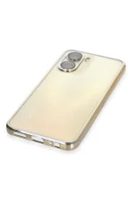 Newface Vivo Y16 Kılıf Razer Lensli Silikon - Gold - Görsel 4