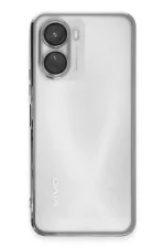 Newface Vivo Y16 Kılıf Razer Lensli Silikon - Gümüş - Görsel 2