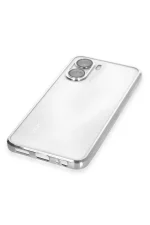 Newface Vivo Y16 Kılıf Razer Lensli Silikon - Gümüş - Görsel 4