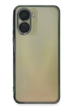 Newface Vivo Y16 Kılıf Razer Lensli Silikon - Yeşil - Görsel 2