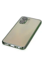 Newface Vivo Y16 Kılıf Razer Lensli Silikon - Yeşil - Görsel 4