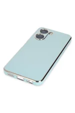 Newface Vivo Y16 Kılıf Volet Silikon - Açık Yeşil - Görsel 5