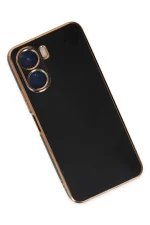 Newface Vivo Y16 Kılıf Volet Silikon - Siyah - Görsel 3