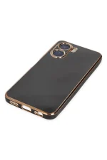 Newface Vivo Y16 Kılıf Volet Silikon - Siyah - Görsel 5