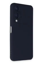 Newface Vivo Y17S Kılıf Nano içi Kadife Silikon - Lacivert - Görsel 2