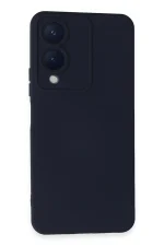 Newface Vivo Y17S Kılıf Nano içi Kadife Silikon - Lacivert