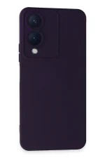 Newface Vivo Y17S Kılıf Nano içi Kadife Silikon - Mor