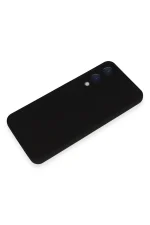 Newface Vivo Y17S Kılıf Nano içi Kadife Silikon - Siyah - Görsel 4
