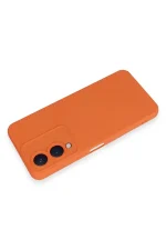 Newface Vivo Y17S Kılıf Nano içi Kadife Silikon - Turuncu - Görsel 3