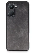 Newface Vivo Y18 Kılıf Aras Deri Kapak - Siyah - Görsel 2