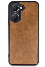 Newface Vivo Y18 Kılıf Aras Deri Kapak - Taba - Görsel 2