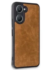 Newface Vivo Y18 Kılıf Aras Deri Kapak - Taba - Görsel 3