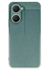 Newface Vivo Y18 Kılıf Auto Focus Kapak - Koyu Yeşil - Görsel 2