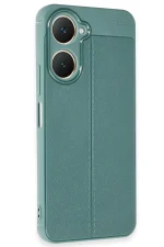 Newface Vivo Y18 Kılıf Auto Focus Kapak - Koyu Yeşil - Görsel 3