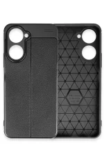 Newface Vivo Y18 Kılıf Auto Focus Kapak - Siyah - Görsel 4