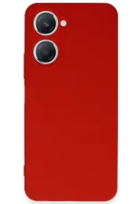 Newface Vivo Y18 Kılıf First Silikon - Kırmızı