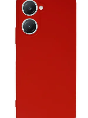 Newface Vivo Y18 Kılıf First Silikon - Kırmızı