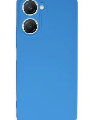 Newface Vivo Y18 Kılıf First Silikon - Mavi