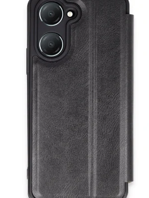Newface Vivo Y18 Kılıf Flip Cover - Siyah