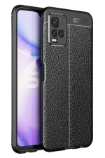 Newface Vivo Y21S Kılıf Auto Focus Kapak - Siyah