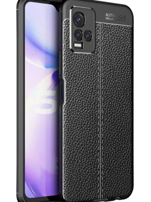 Newface Vivo Y21S Kılıf Auto Focus Kapak - Siyah