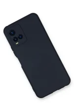 Newface Vivo Y21S Kılıf Nano içi Kadife Silikon - Lacivert - Görsel 2