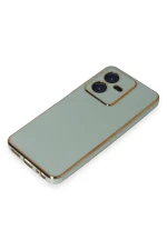 Newface Vivo Y22 2022 Kılıf Volet Silikon - Açık Yeşil - Görsel 4