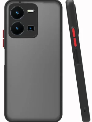 Newface Vivo Y22S Kılıf Montreal Silikon Kapak - Siyah