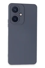 Newface Vivo Y27 Kılıf Nano içi Kadife Silikon - Gri