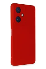 Newface Vivo Y27 Kılıf Nano içi Kadife Silikon - Kırmızı - Görsel 2