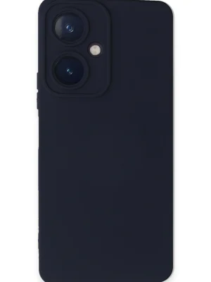 Newface Vivo Y27 Kılıf Nano içi Kadife Silikon - Lacivert